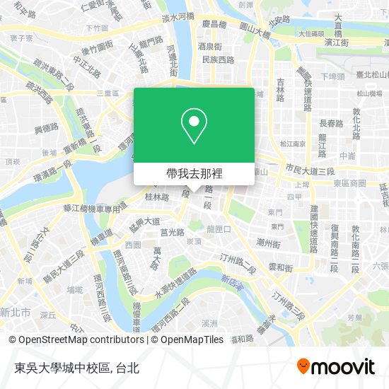 東吳大學城中校區地圖