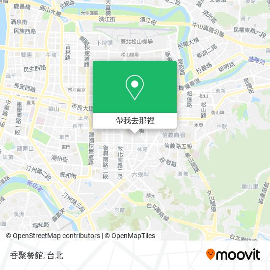 香聚餐館地圖