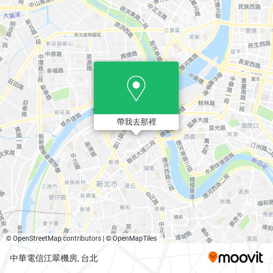 中華電信江翠機房地圖