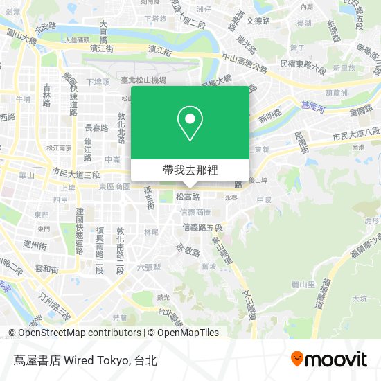 蔦屋書店 Wired Tokyo地圖