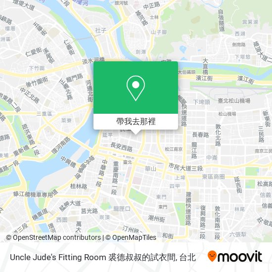 Uncle Jude's Fitting Room 裘德叔叔的試衣間地圖