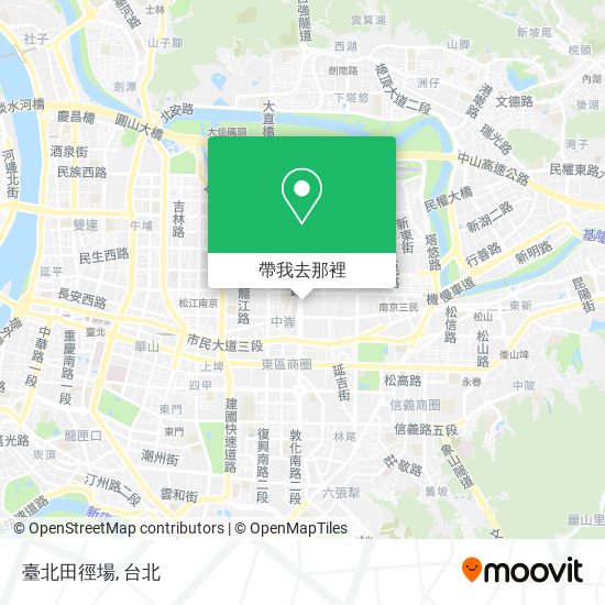臺北田徑場地圖