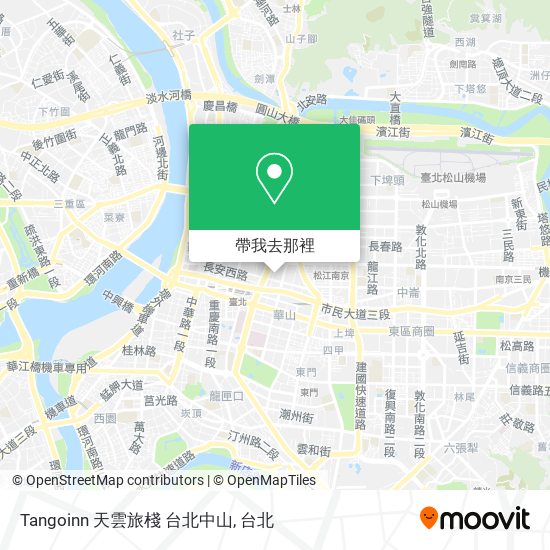 Tangoinn 天雲旅棧 台北中山地圖