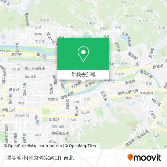 潭美國小(南京舊宗路口)地圖