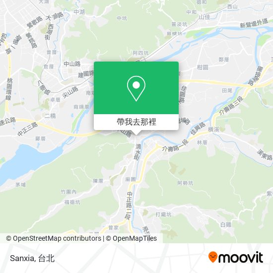 Sanxia地圖