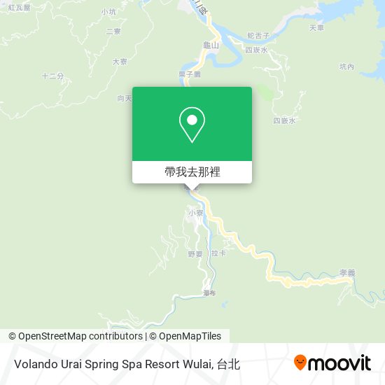 Volando Urai Spring Spa Resort Wulai地圖