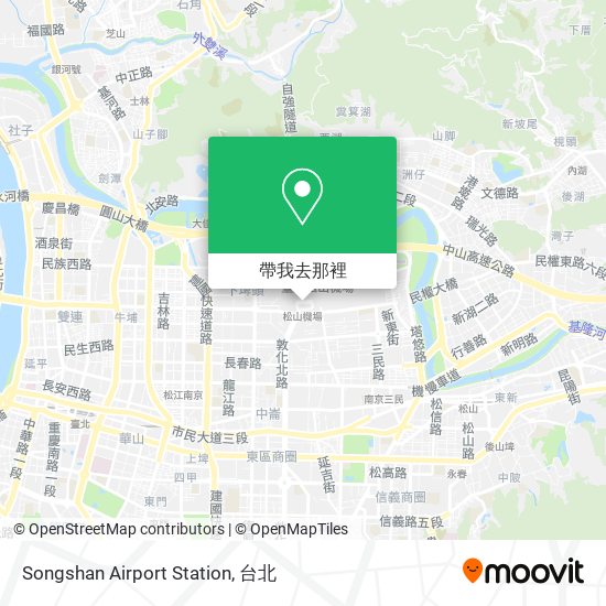 Songshan Airport Station地圖