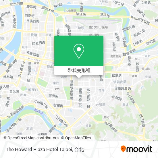 The Howard Plaza Hotel Taipei地圖