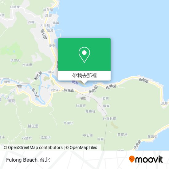 Fulong Beach地圖