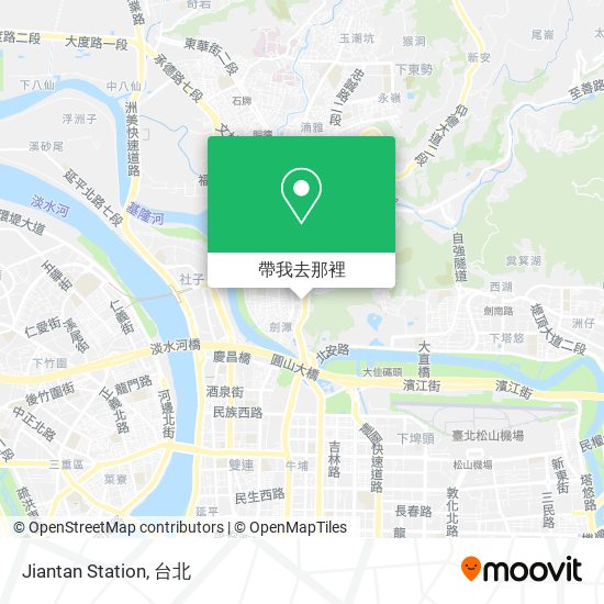 Jiantan Station地圖