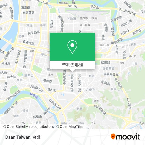Daan Taiwan地圖