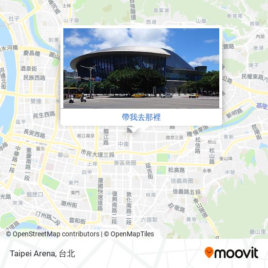 Taipei Arena地圖