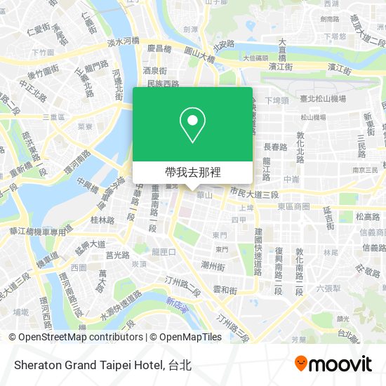 Sheraton Grand Taipei Hotel地圖