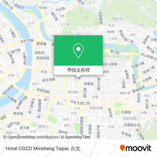 Hotel COZZI Minsheng Taipei地圖