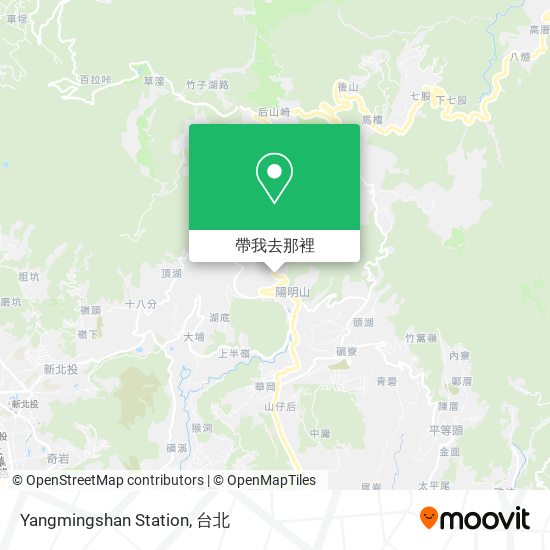 Yangmingshan Station地圖