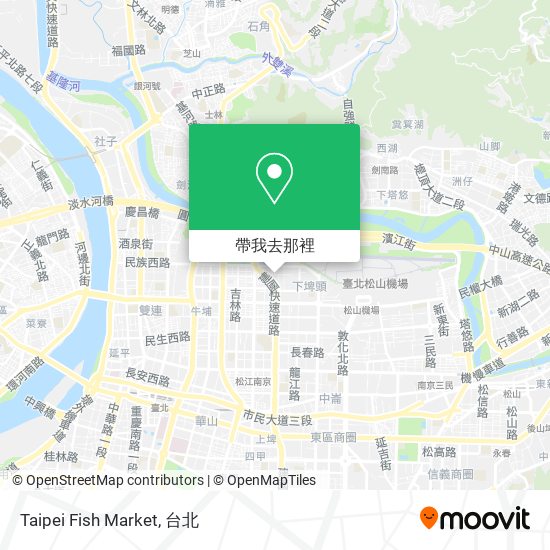 Taipei Fish Market地圖