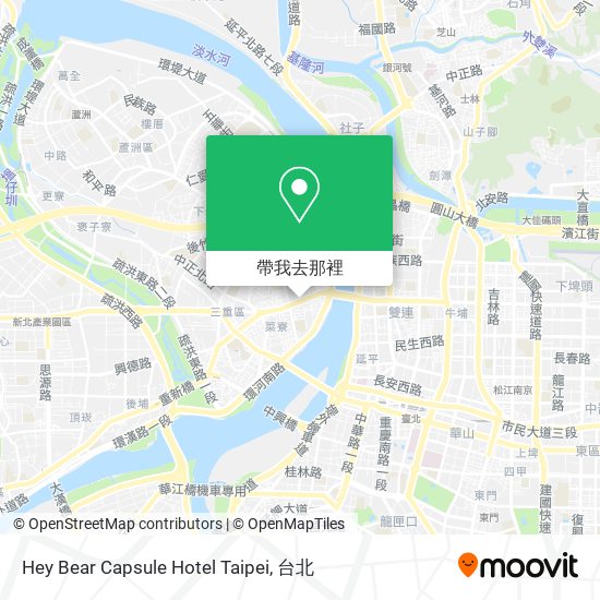 Hey Bear Capsule Hotel Taipei地圖