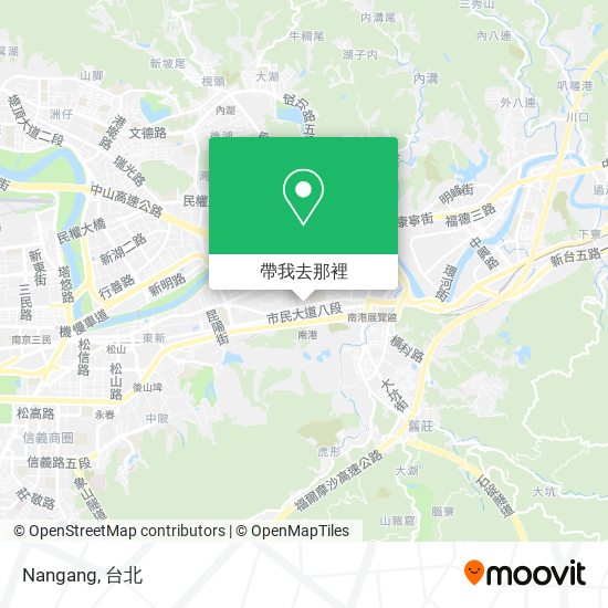 Nangang地圖