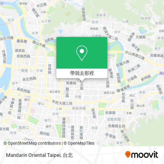 Mandarin Oriental Taipei地圖