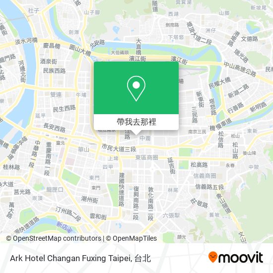 Ark Hotel Changan Fuxing Taipei地圖