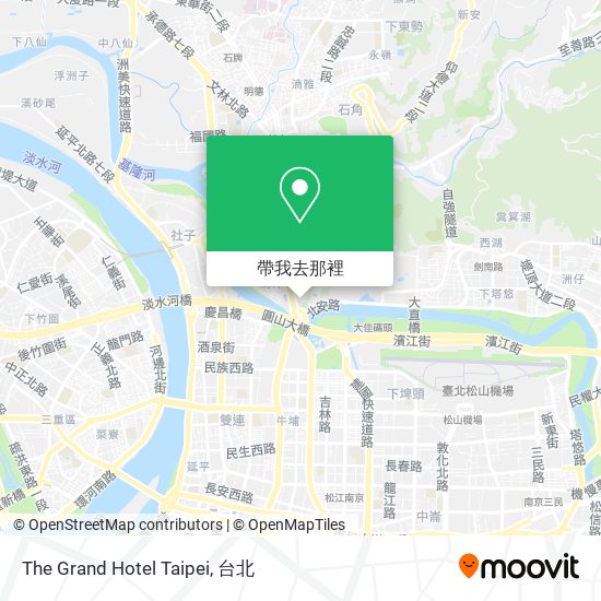 The Grand Hotel Taipei地圖