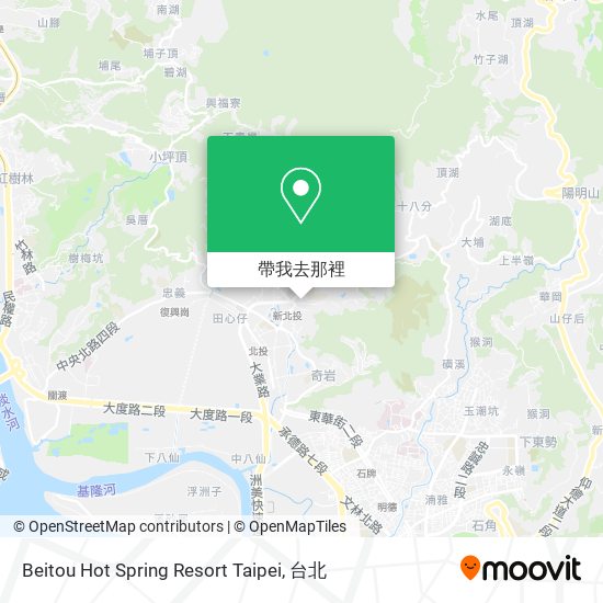 Beitou Hot Spring Resort Taipei地圖