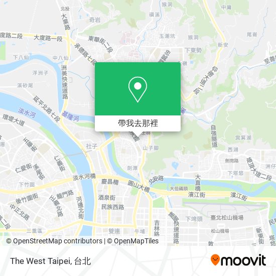 The West Taipei地圖
