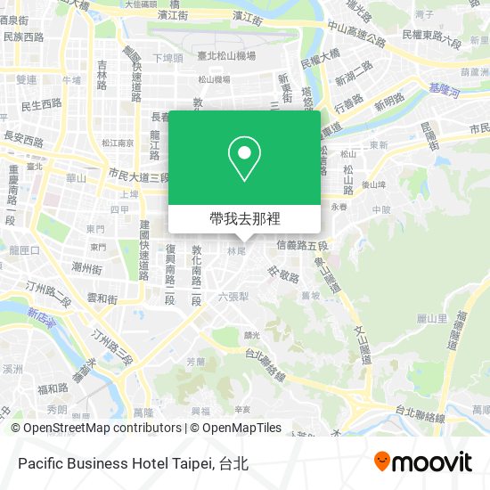 Pacific Business Hotel Taipei地圖