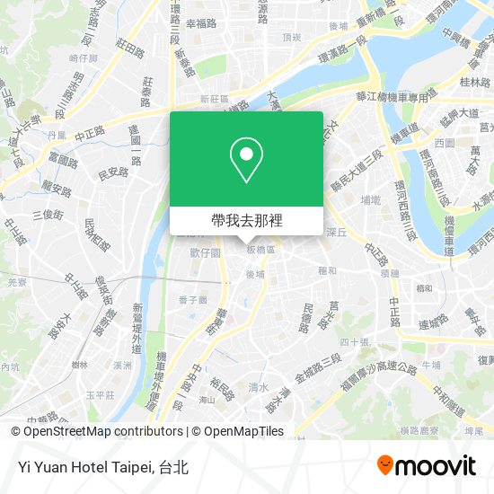 Yi Yuan Hotel Taipei地圖