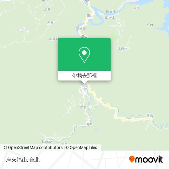 烏來福山地圖