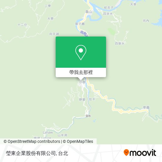瑩東企業股份有限公司地圖
