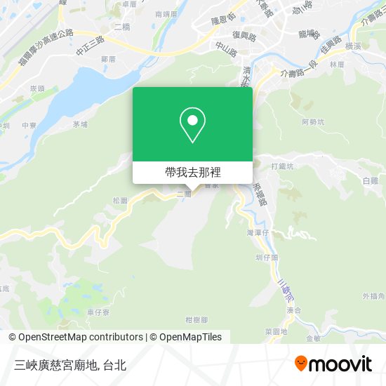 三峽廣慈宮廟地地圖