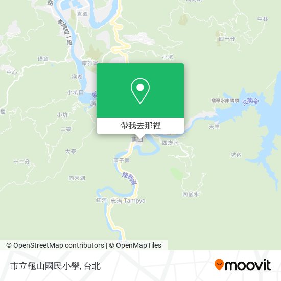 市立龜山國民小學地圖
