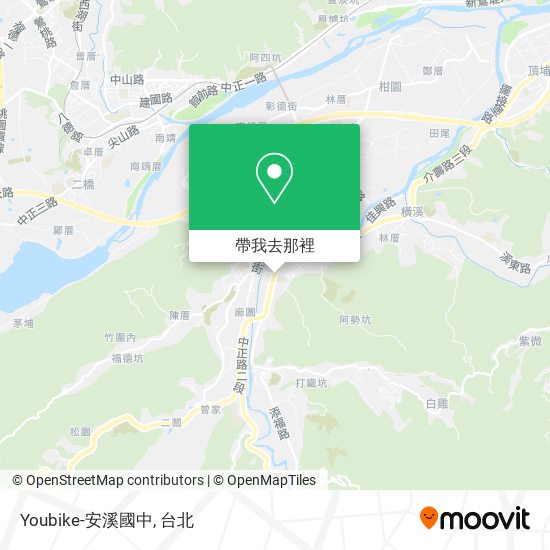 Youbike-安溪國中地圖