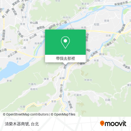 清榮木器商號地圖