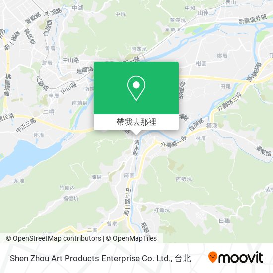 Shen Zhou Art Products Enterprise Co. Ltd.地圖