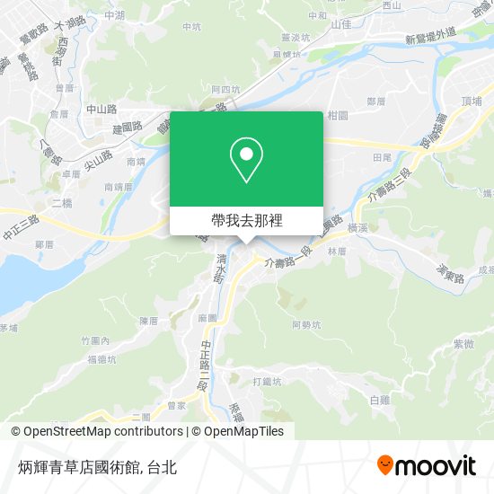 炳輝青草店國術館地圖