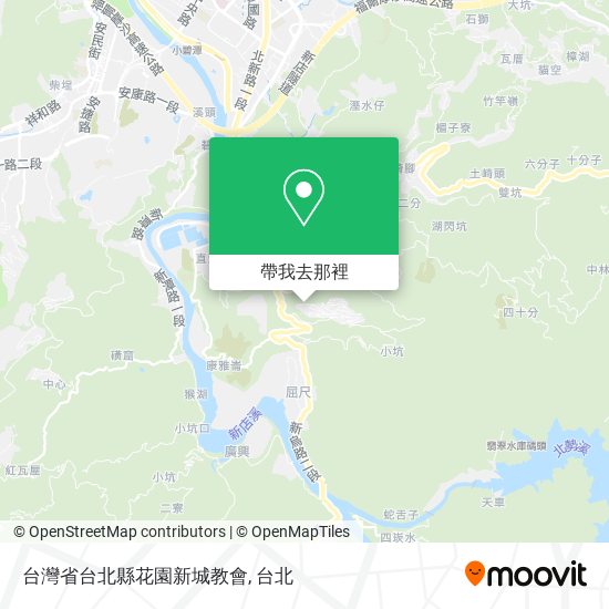 台灣省台北縣花園新城教會地圖