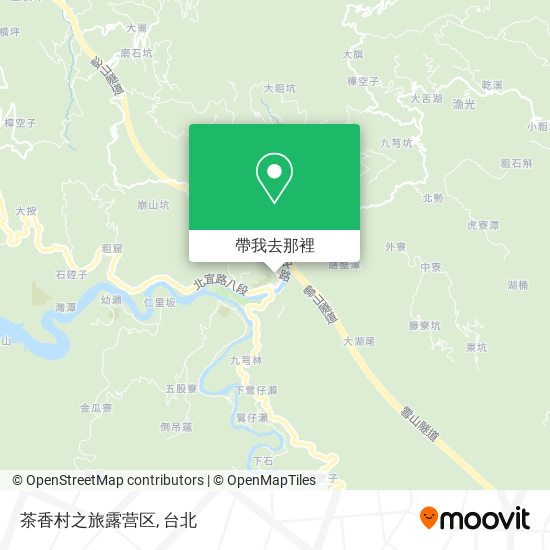 茶香村之旅露营区地圖