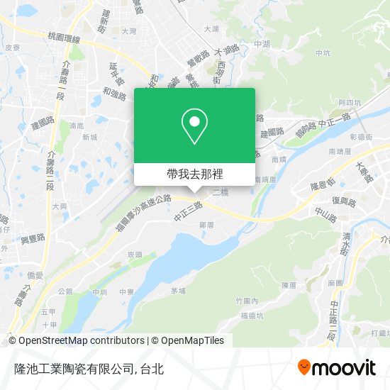 隆池工業陶瓷有限公司地圖