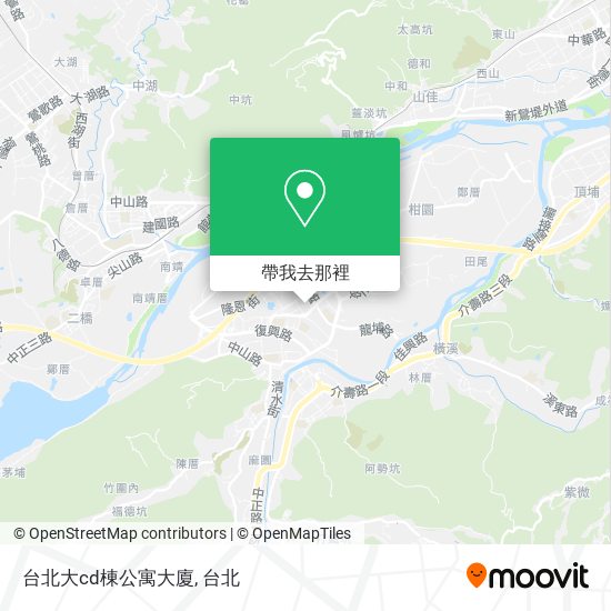 台北大cd棟公寓大廈地圖