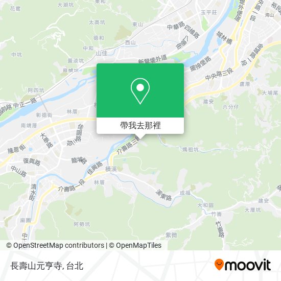 長壽山元亨寺地圖