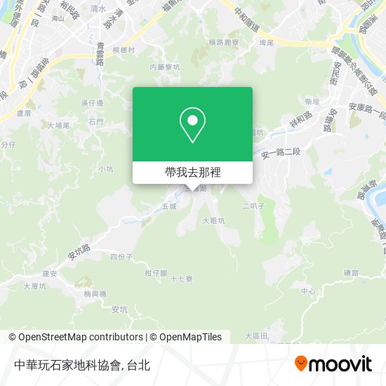 中華玩石家地科協會地圖