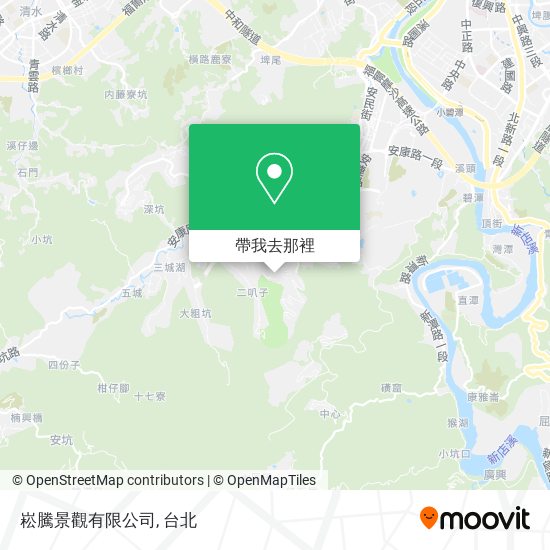 崧騰景觀有限公司地圖