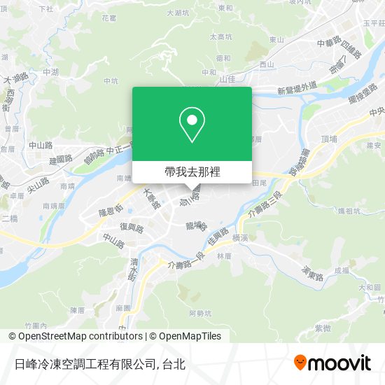 日峰冷凍空調工程有限公司地圖