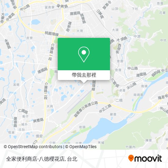 怎樣搭巴士或火車去taoyuan的全家便利商店 八德櫻花店