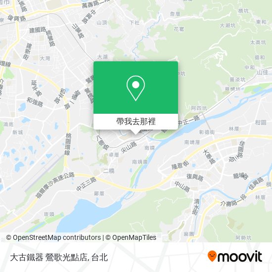 大古鐵器 鶯歌光點店地圖