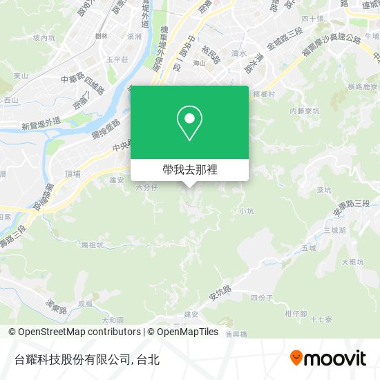 台耀科技股份有限公司地圖