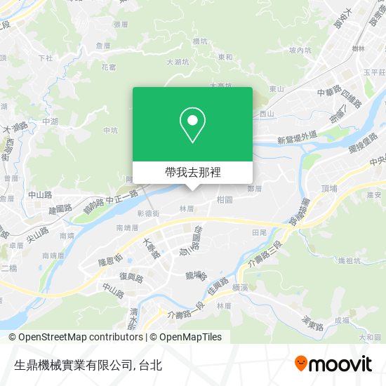 生鼎機械實業有限公司地圖