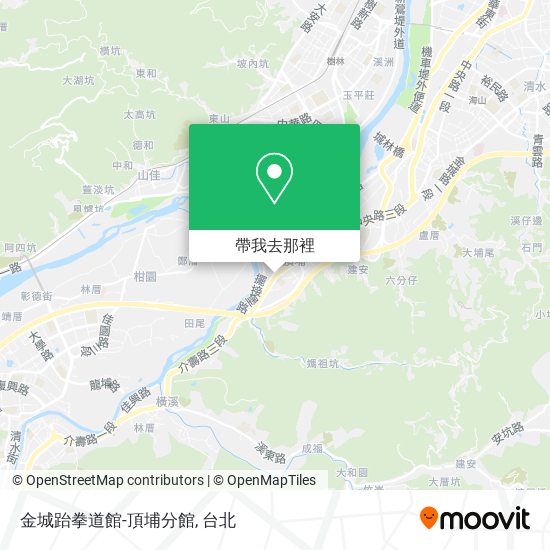 金城跆拳道館-頂埔分館地圖
